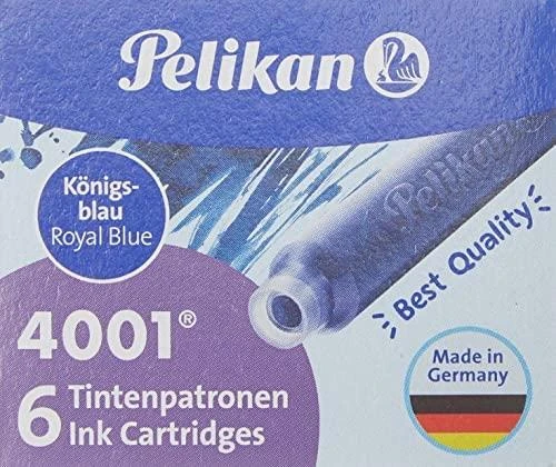 Rašalo kapsulės Pelikan TP/6, trumpos, mėlynos (6 vnt.) 1223-012