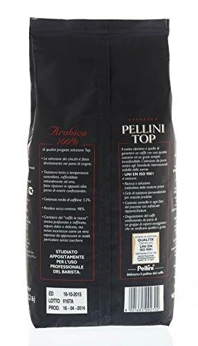 Kavos pupelės PELLINI TOP, 100 % Arabica, 1kg