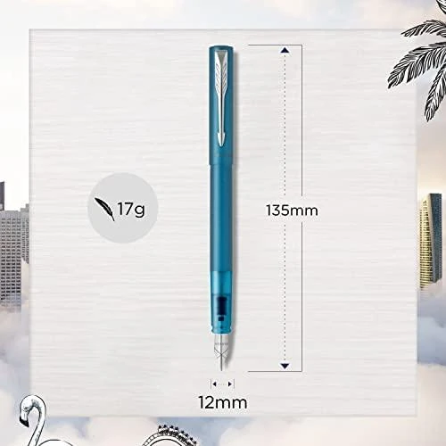 Plunksnakotis PARKER VECTOR XL TEAL Medium. Su dovanų dėžute