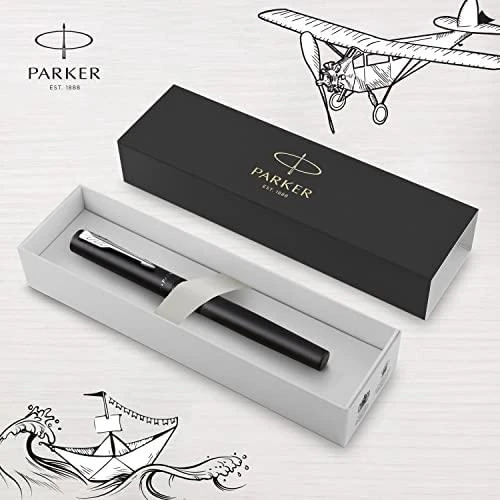 Parker Parker Vector XL Metallic Juodas C.C. Fountain Pen M