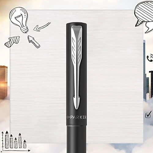 Parker Parker Vector XL Metallic Juodas C.C. Fountain Pen M
