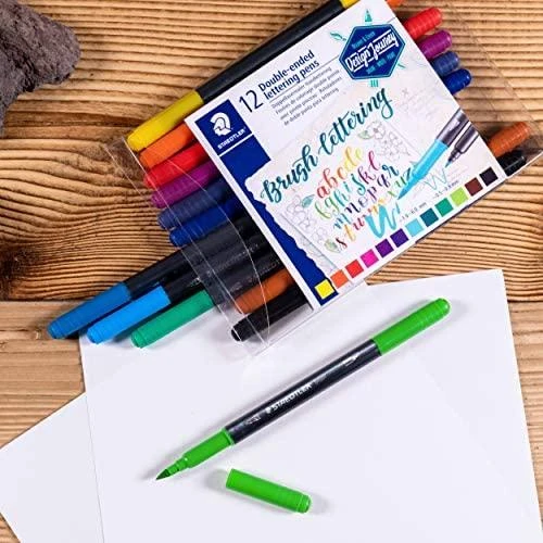 Staedtler 3004, Daugiaspalvis, 12 vnt., Tušinukas + Plunksnakotis