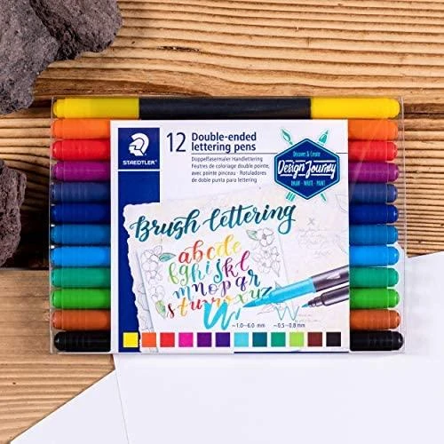 Staedtler 3004, Daugiaspalvis, 12 vnt., Tušinukas + Plunksnakotis
