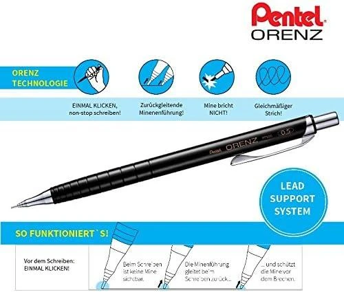 OŁÓWEK AUTOMATYCZNY PENTEL ORENZ 0.2 MM Baltas