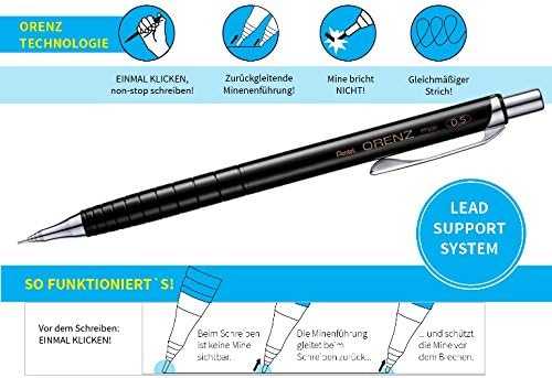 PENTEL ORENZ MECHANINIS PIŠTUKAS 0,7 MM MĖLYNAS