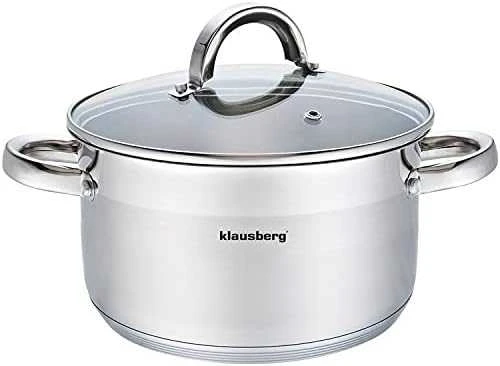 Puodas Plieninis puodas, 14 cm skersmens, 1 l, Klausberg
