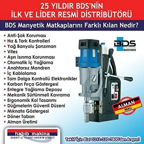 Magnetinė gręžimo mašina BDS MAB 100