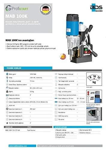 Magnetinė gręžimo mašina BDS MAB 100