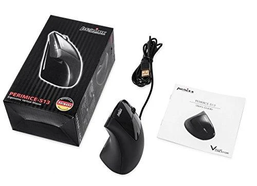 Carruzzo Perixx PERIMICE-513 kompiuterinė pelė Biuras dešinei rankai USB A tipo Optinis 1600 DPI