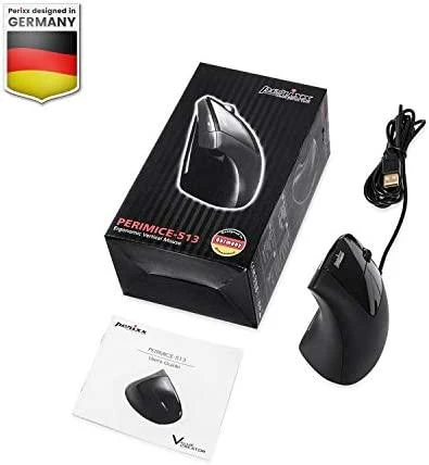 Carruzzo Perixx PERIMICE-513 kompiuterinė pelė Biuras dešinei rankai USB A tipo Optinis 1600 DPI
