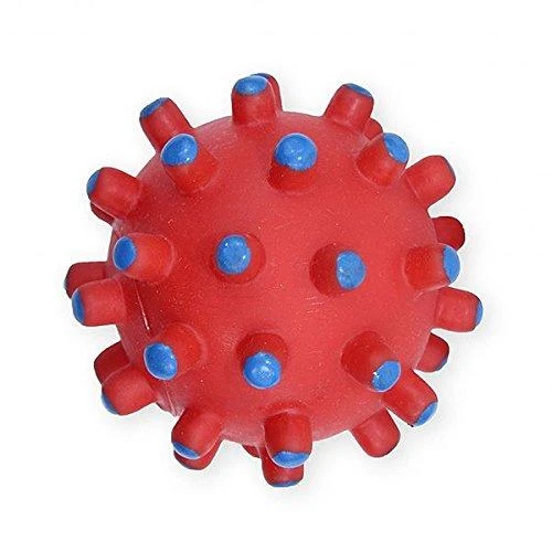 Pet Nova PETNOVA žaislas cypiantis spygliuotas kamuolys 11cm 2vnt