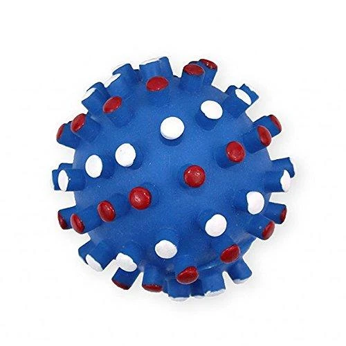 Pet Nova PETNOVA žaislas cypiantis spygliuotas kamuolys 8.5cm 2vnt