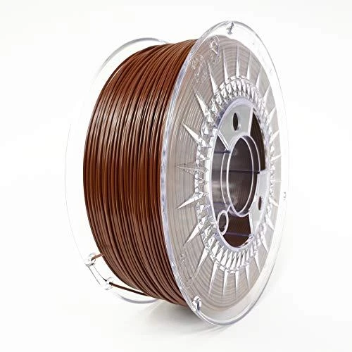 Rudas PET-G 1.75mm siūlas ant skaidrios ritės