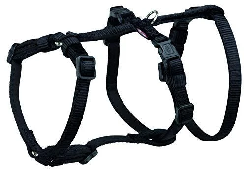 TRIXIE Panic petnešos su apsauga nuo nuo pabėgimo, XS-S 30-40 cm-10 mm, juodos