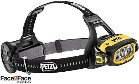 Petzl E80CHR Duo S priekinis žibintas juodas/geltonas