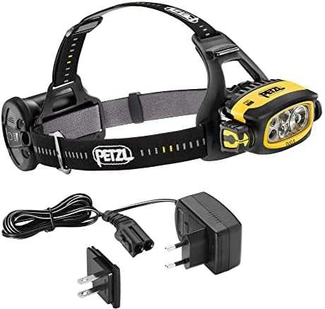 Petzl E80CHR Duo S priekinis žibintas juodas/geltonas