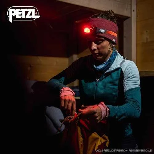 Oranžinis Petzl E095BB01 SWIFT RL Stirnlampe oranžinis