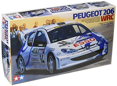 Tamiya Peugeot 206 WRC 1/24 plastikinis surenkamas modelis