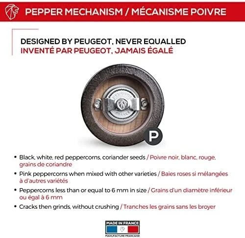 Peugeot Pepper mill Fidji beech, 18/10