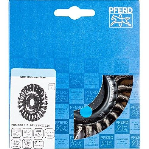 Metalinis šepetys 115x12x22mm PFERD RBG INOX 0,35