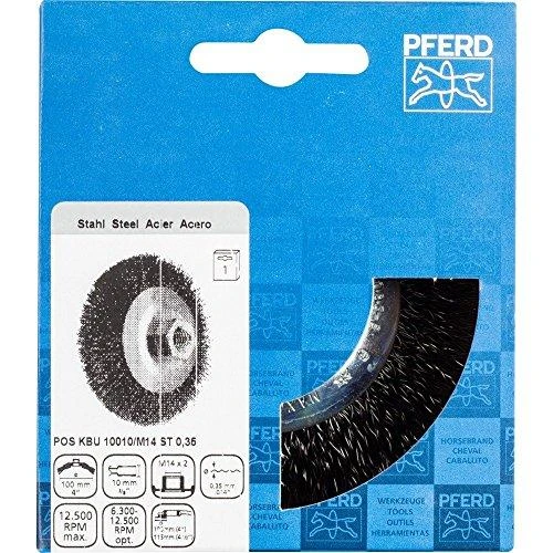 Metalinis šepetys su sriegiu PFERD KBU 10010/ M14 STD 0,35