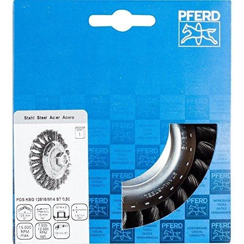 Metalinis šepetys su sriegiu PFERD KBG 12515/M14 ST 0,50