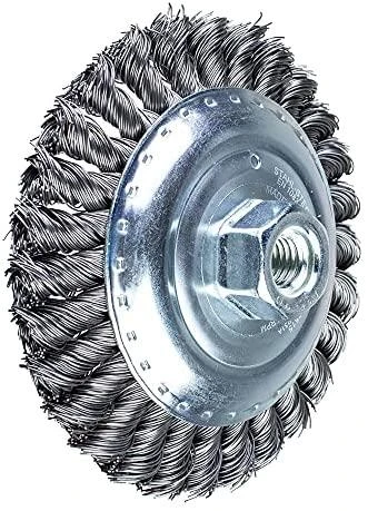 Metalinis šepetys su sriegiu PFERD KBG 12515/M14 ST 0,50