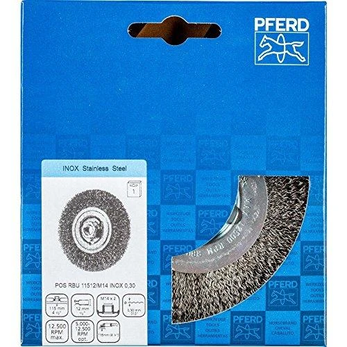Metalinis šepetys PFERD RBU 12512/M14 ST 0,30 SG