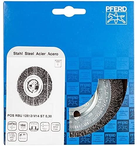 Metalinis šepetys PFERD RBU 12512/M14 ST 0,30 SG