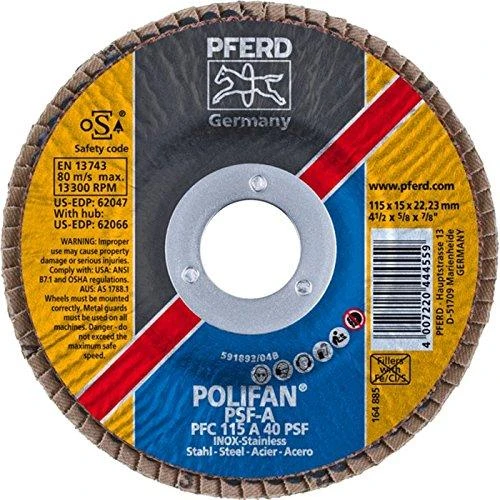 Šlifavimo diskas PFERD PFC125 A PSF 40