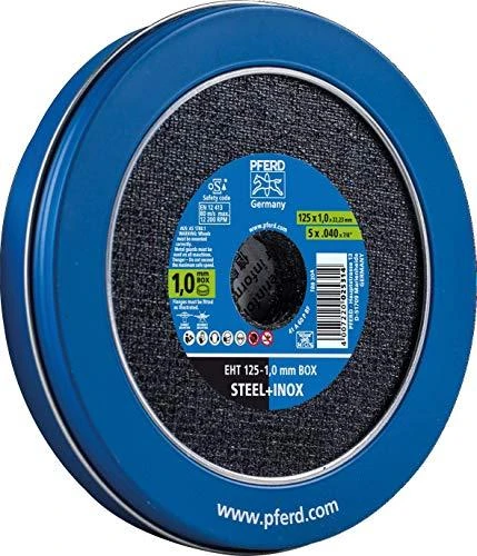 Metalo pjovimo diskas PFERD EHT125-1,0 Steelox