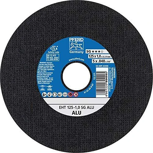 Aliuminio pjovimo diskas PFERD EHT Ø125x1,6mm EHT A46 N SG-ALU