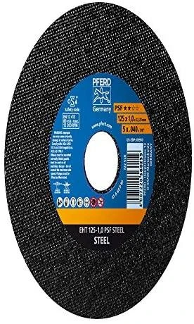 Metalo pjovimo diskas PFERD EHT 125x1,0mm A60 P PSF