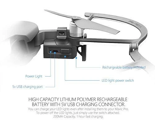 PGYTECH LED propelerio apsauga, skirta DJI MAVIC AIR