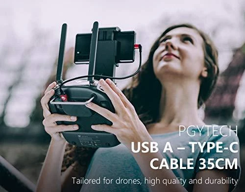 PGYTECH USB A - C tipo kabelis 35 cm