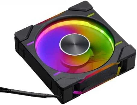PHANTEKS D30 PWM reguliarus oro srautas D-RGB - 120mm, juoda