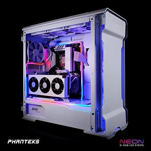 PHANTEKS Neon D-RGB LED juostelė – kombinuotas rinkinys, 40 cm (dvi dalys) – baltas
