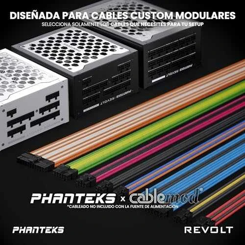 Maitinimo šaltinis Phanteks Revolt 1000W Baltas (PH-P1000PR_WT01C)