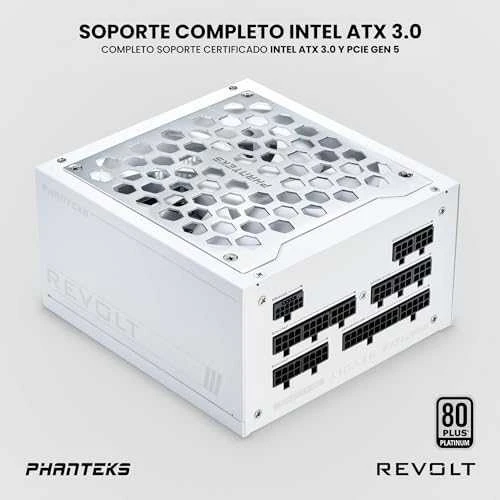 Maitinimo šaltinis Phanteks Revolt 1000W Baltas (PH-P1000PR_WT01C)