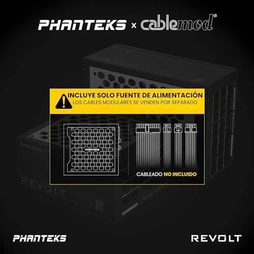 Maitinimo šaltinis Phanteks Revolt 1000W Baltas (PH-P1000PR_WT01C)