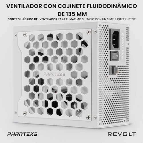 Maitinimo šaltinis Phanteks Revolt 1000W Baltas (PH-P1000PR_WT01C)