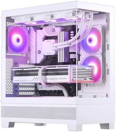 Phanteks XT View grūdinto stiklo langai, D-RGB - balta