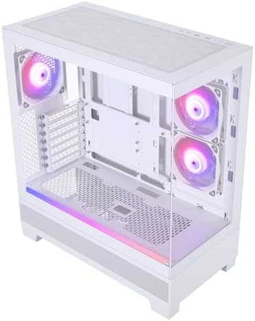 Phanteks XT View grūdinto stiklo langai, D-RGB - balta