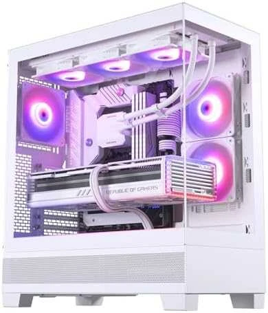Phanteks XT View grūdinto stiklo langai, D-RGB - balta