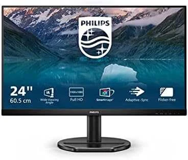 Monitorius Mmd monitoriai Ekranai PHILIPS 242S9JML/00 23.8 colio 1920x1080 VA plokščias H/A 130 MM 4ms GtG 75Hz USB šakotuvas Garsiakalbiai DP HDMI