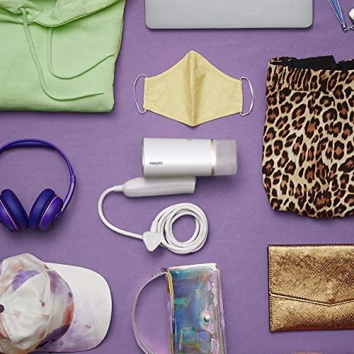Philips 3000 serijos rankinis garintuvas STH3020/10 Kompaktiškas ir sulankstomas Paruoštas naudoti per ~30 sekundžių 1000W, iki 20g/min. Nereikia lyginimo lentos