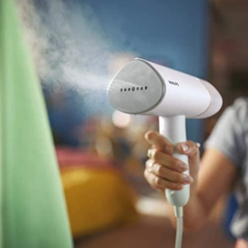 Philips 3000 serijos rankinis garintuvas STH3020/10 Kompaktiškas ir sulankstomas Paruoštas naudoti per ~30 sekundžių 1000W, iki 20g/min. Nereikia lyginimo lentos