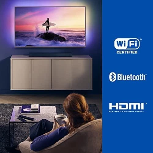 Garso kolonėlė Philips TAB8205/10 Soundbar 2.1ch 200W, Juoda