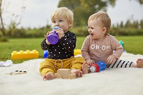 Philips AVENT puodelis minkštu, kramtymui atspariu snapeliu, 300 ml, violetinis