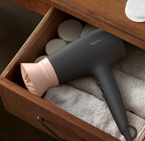 Plaukų džiovintuvas Philips 3000 serija BHD350/10, Juodos/Rausvos spalvos